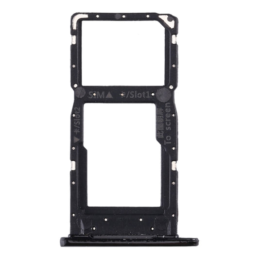 SIM Card Tray + SIM Card Tray / Micro SD Card Tray for Huawei Enjoy 9s (Black) by buy2fix