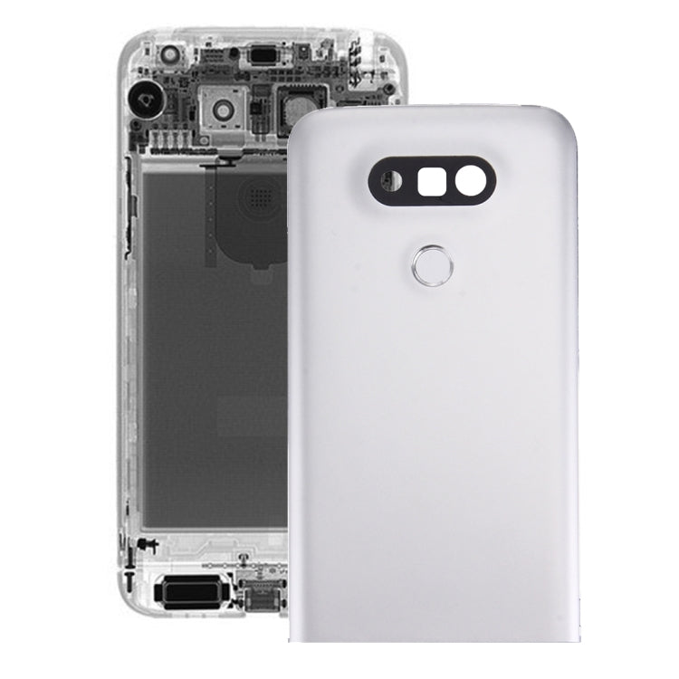 Metal Back Cover with Back Camera Lens & Fingerprint Button for LG G5(Silver) - For LG by buy2fix | Online Shopping UK | buy2fix