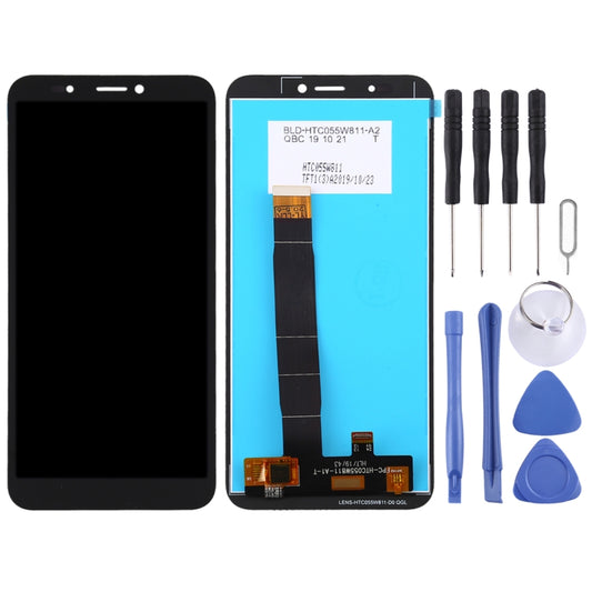 TFT LCD Screen for Nokia C1 with Digitizer Full Assembly (Black) by buy2fix