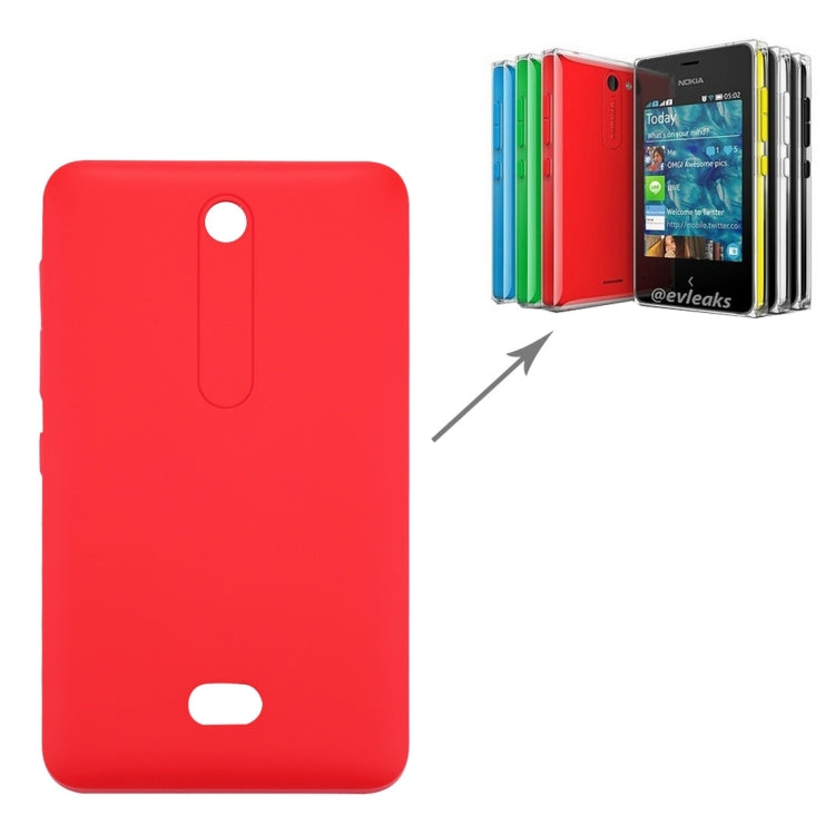 Battery Back Cover for Nokia Asha 501 (Red) - Back Cover by buy2fix | Online Shopping UK | buy2fix