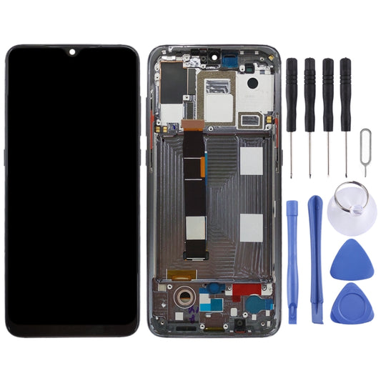 Original AMOLED LCD Screen for Xiaomi Mi 9 Digitizer Full Assembly with Frame(Black) by buy2fix