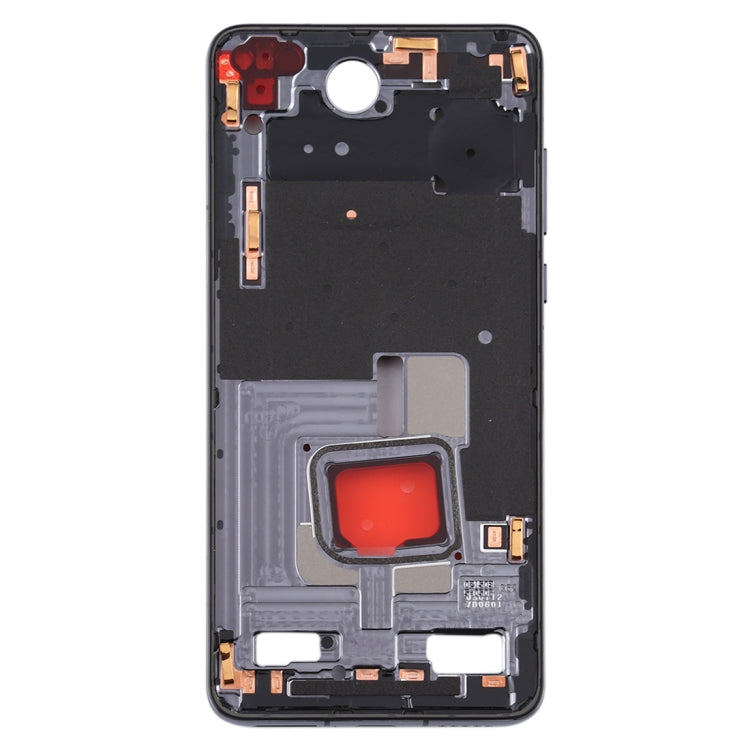Original Middle Frame Bezel Plate with Side Keys for Huawei P40(Black) - Full Housing Cover by buy2fix | Online Shopping UK | buy2fix