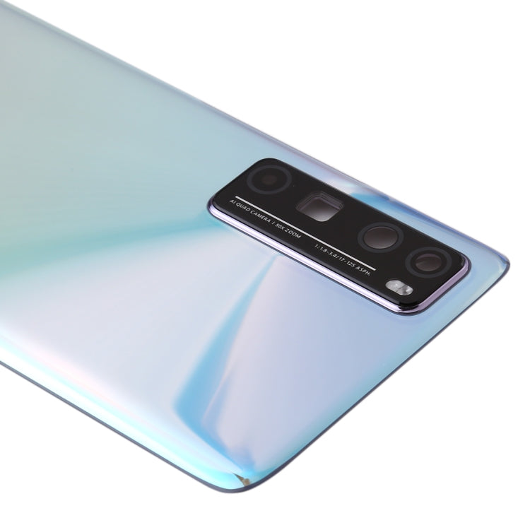 Original Battery Back Cover with Camera Lens Cover for Huawei Nova 7 Pro 5G(Silver) - Back Cover by buy2fix | Online Shopping UK | buy2fix
