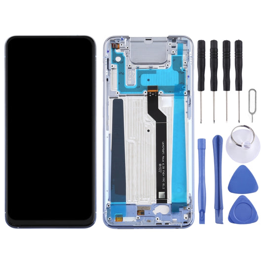 OEM LCD Screen for Asus Zenfone 6 ZS630KL I01WD Digitizer Full Assembly with Frame(Silver) by buy2fix