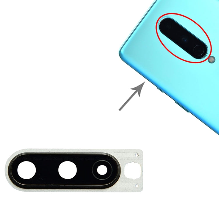 For OnePlus 8 Camera Lens Cover (Black) - Camera Series by buy2fix | Online Shopping UK | buy2fix