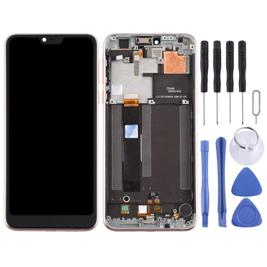 TFT LCD Screen for Nokia 7.1 TA-1100 TA-1096 TA-1095 TA-1085 TA-1097 Digitizer Full Assembly with Frame (Silver) by buy2fix