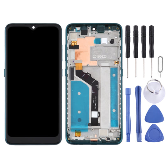 TFT LCD Screen for Nokia 7.2 TA-1196 Digitizer Full Assembly with Frame (Green) - LCD Screen by buy2fix | Online Shopping UK | buy2fix