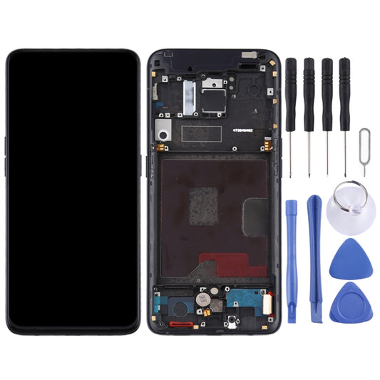 Original LCD Screen for OPPO Reno Digitizer Full Assembly with Frame (Black) - LCD Screen by buy2fix | Online Shopping UK | buy2fix