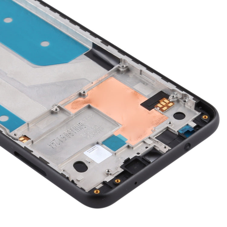 Middle Frame Bezel Plate for Nokia 7.2 / 6.2 / TA-1196 TA-1198 TA-1200 TA-1187 TA-1201 (Black) - Full Housing Cover by buy2fix | Online Shopping UK | buy2fix