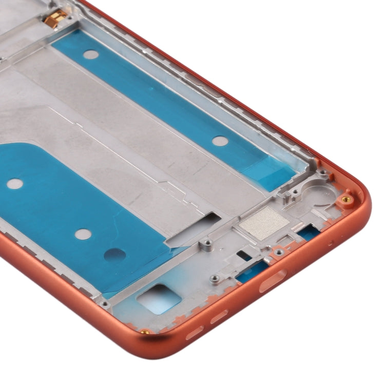 Middle Frame Bezel Plate for Nokia 7.2 / 6.2 / TA-1196 TA-1198 TA-1200 TA-1187 TA-1201 (Orange) - Full Housing Cover by buy2fix | Online Shopping UK | buy2fix