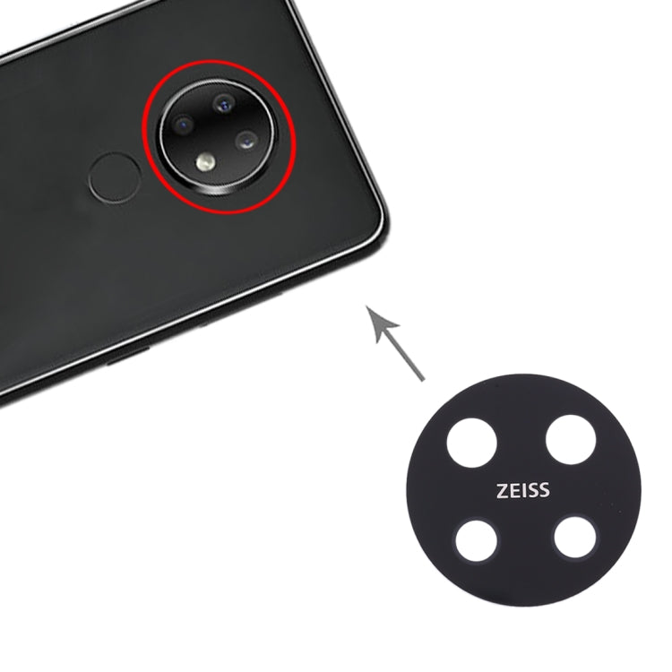 10 PCS Back Camera Lens for Nokia 7.2 / 6.2 TA-1196 TA-1198 TA-1200 TA-1187 TA-1201 - Camera by buy2fix | Online Shopping UK | buy2fix