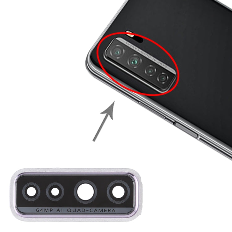 For Huawei P40 Lite 5G / Nova 7 SE Original Camera Lens Cover (Silver) - Camera Series by buy2fix | Online Shopping UK | buy2fix