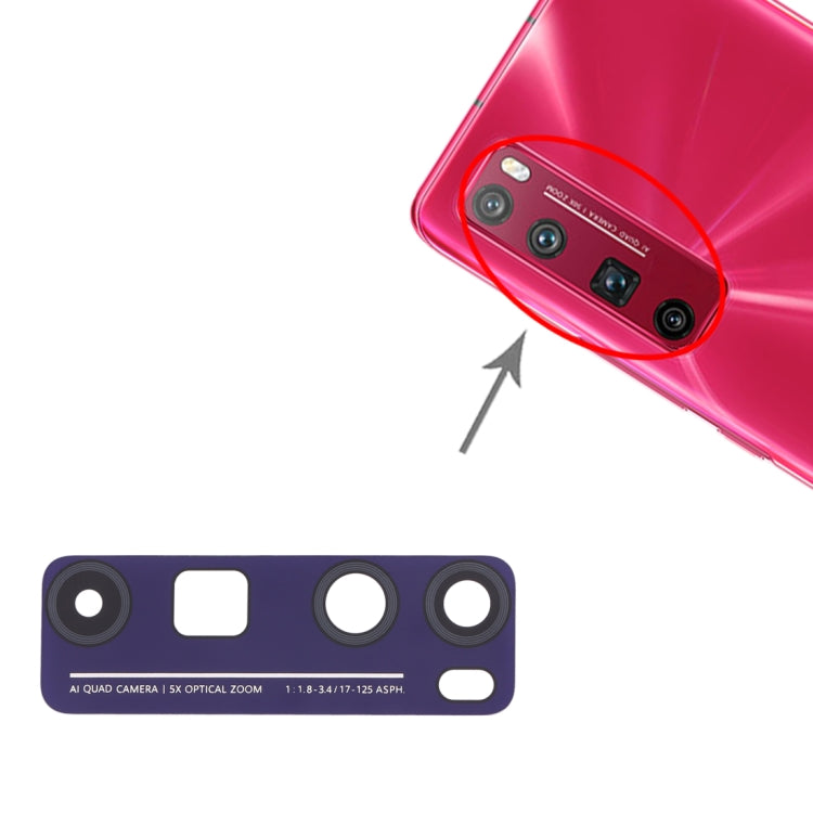 For Huawei Nova 7 Pro 5G 10pcs Back Camera Lens (Purple) - Camera Series by buy2fix | Online Shopping UK | buy2fix