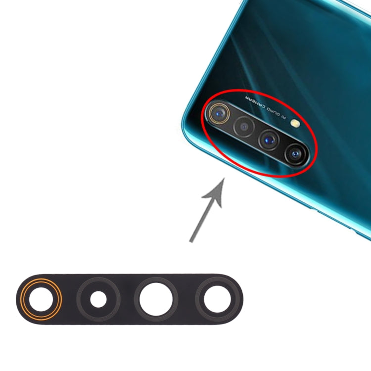 For OPPO Realme X50 5G 10pcs Back Camera Lens - Camera Series by buy2fix | Online Shopping UK | buy2fix
