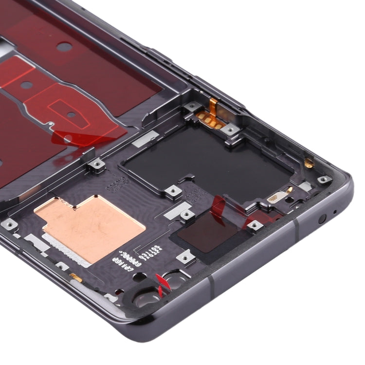 Original Middle Frame Bezel Plate for Huawei Honor 30 Pro(Black) - Frame Bezel Plate by buy2fix | Online Shopping UK | buy2fix