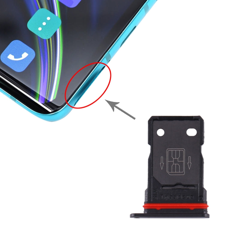 For OnePlus 8 Original SIM Card Tray (Black) - Card Tray by buy2fix | Online Shopping UK | buy2fix