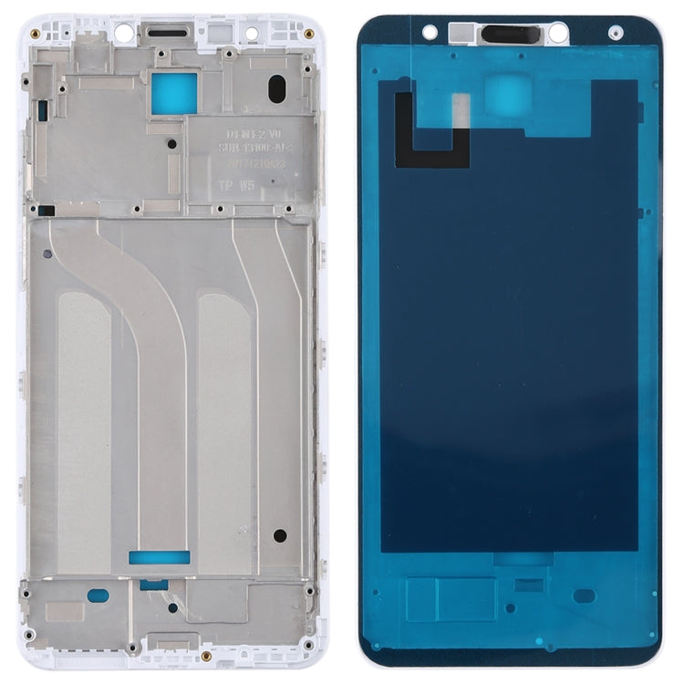 Front Housing LCD Frame Bezel for Xiaomi Redmi 5(White) - Frame Bezel Plate by buy2fix | Online Shopping UK | buy2fix