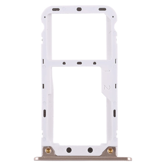 2 SIM Card Tray / Micro SD Card Tray for Xiaomi Redmi 5 Plus(Gold) by buy2fix