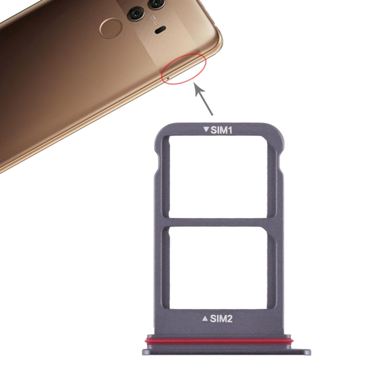 SIM Card Tray + SIM Card Tray for Huawei Mate 10 Pro (Black) by buy2fix