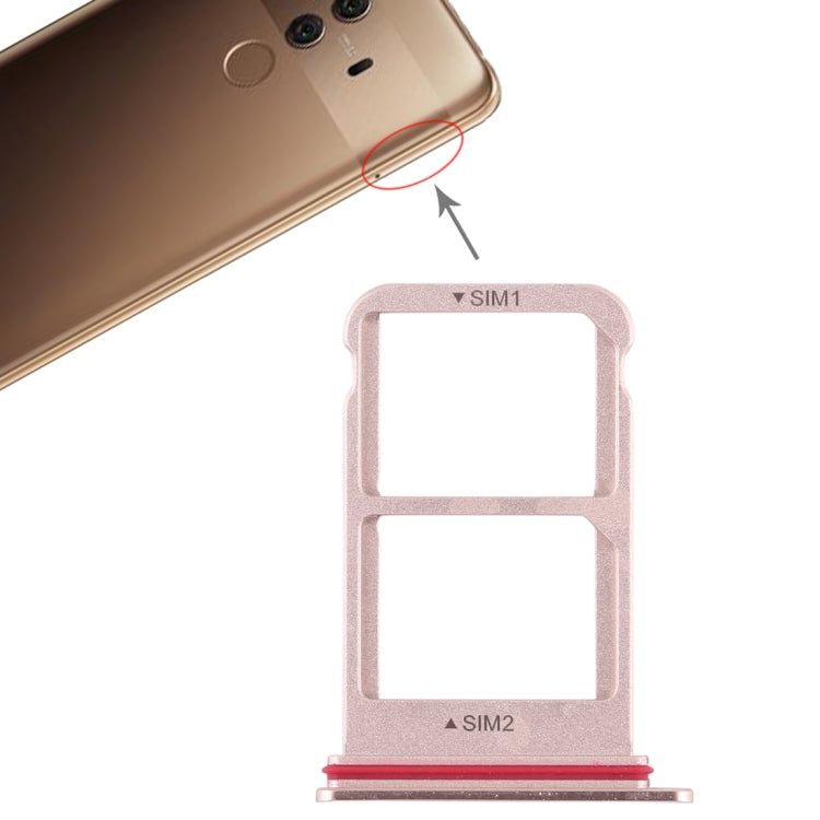 SIM Card Tray + SIM Card Tray for Huawei Mate 10 Pro (Pink) by buy2fix