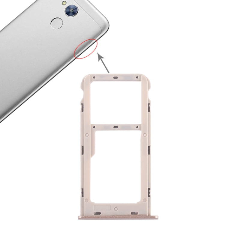 SIM Card Tray + SIM Card Tray / Micro SD Card Tray for Huawei Honor 6A (Gold) by buy2fix