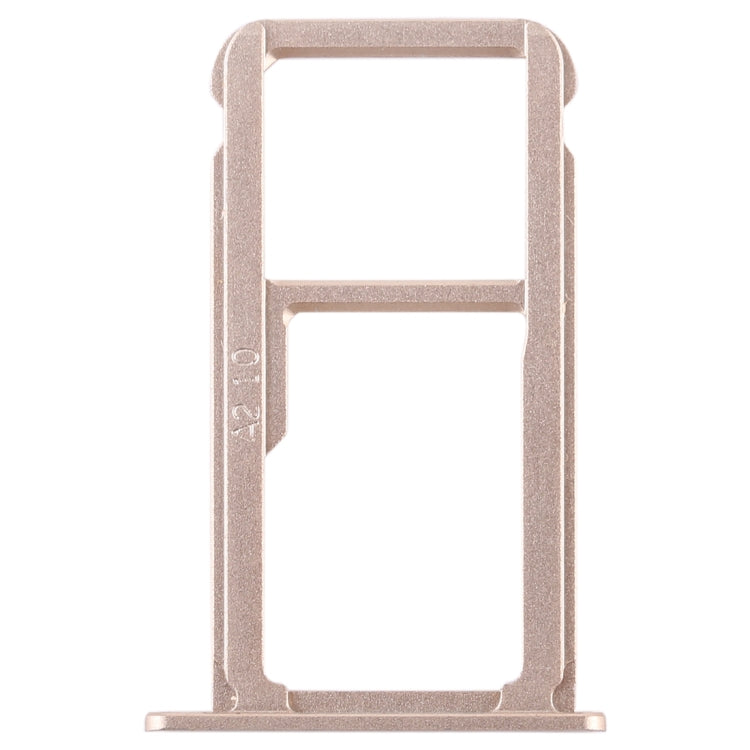 SIM Card Tray + SIM Card Tray / Micro SD Card for Huawei G9 Plus (Gold) - Card Socket by buy2fix | Online Shopping UK | buy2fix