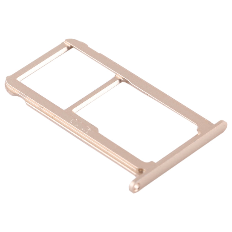 SIM Card Tray + SIM Card Tray / Micro SD Card for Huawei G9 Plus (Gold) - Card Socket by buy2fix | Online Shopping UK | buy2fix