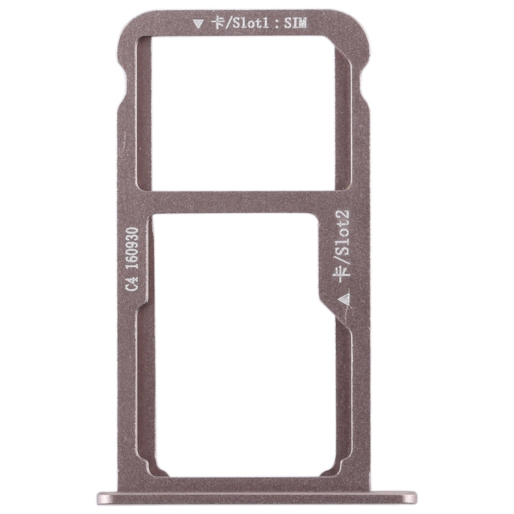 SIM Card Tray + SIM Card Tray / Micro SD Card for Huawei G9 Plus (Mocha Gold) - Card Socket by buy2fix | Online Shopping UK | buy2fix
