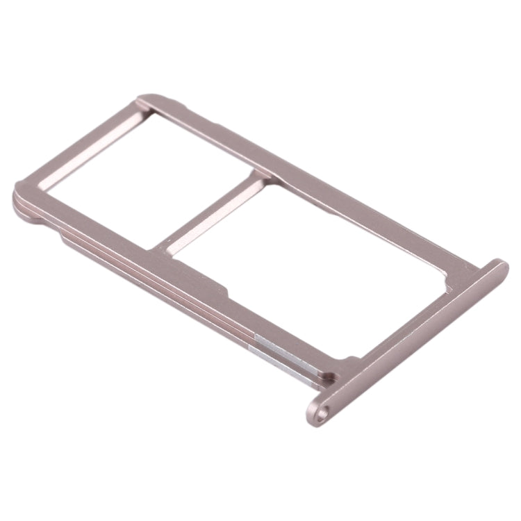 SIM Card Tray + SIM Card Tray / Micro SD Card for Huawei G9 Plus (Mocha Gold) - Card Socket by buy2fix | Online Shopping UK | buy2fix