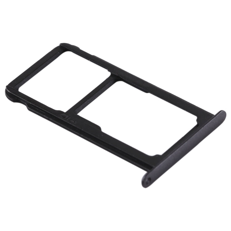 SIM Card Tray + SIM Card Tray / Micro SD Card for Huawei P9 Lite(Black) - Card Socket by buy2fix | Online Shopping UK | buy2fix