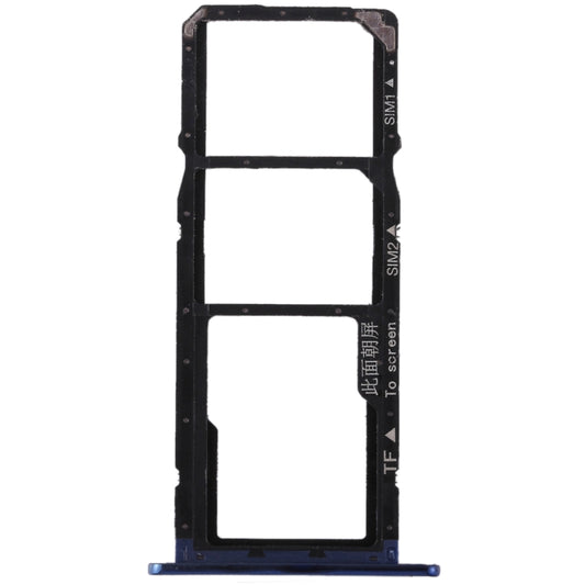 SIM Card Tray + SIM Card Tray + Micro SD Card for Huawei Honor 7A (Blue) by buy2fix