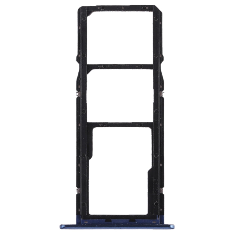 SIM Card Tray + SIM Card Tray + Micro SD Card for Huawei Honor 7A (Blue) - Card Tray by buy2fix | Online Shopping UK | buy2fix