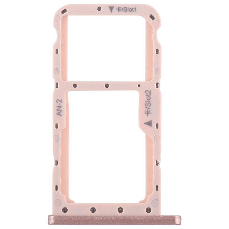 SIM Card Tray + SIM Card Tray / Micro SD Card for Huawei P20 Lite / Nova 3e (Pink) - Card Socket by buy2fix | Online Shopping UK | buy2fix