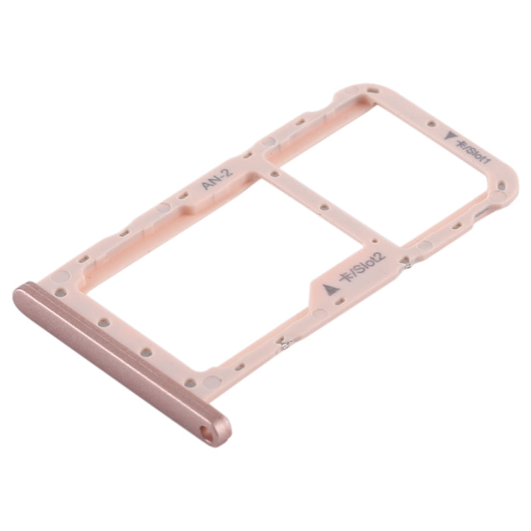 SIM Card Tray + SIM Card Tray / Micro SD Card for Huawei P20 Lite / Nova 3e (Pink) - Card Socket by buy2fix | Online Shopping UK | buy2fix