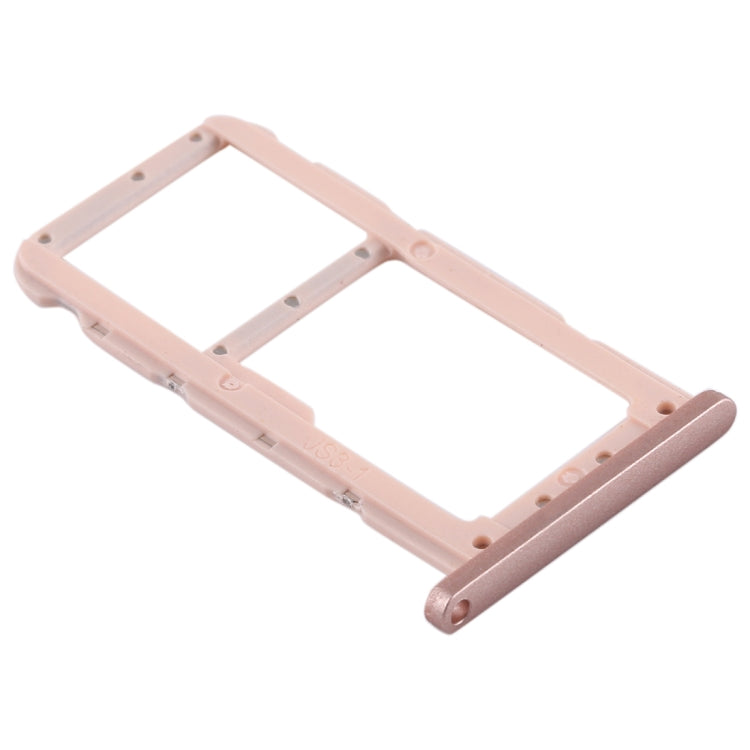 SIM Card Tray + SIM Card Tray / Micro SD Card for Huawei P20 Lite / Nova 3e (Pink) - Card Socket by buy2fix | Online Shopping UK | buy2fix
