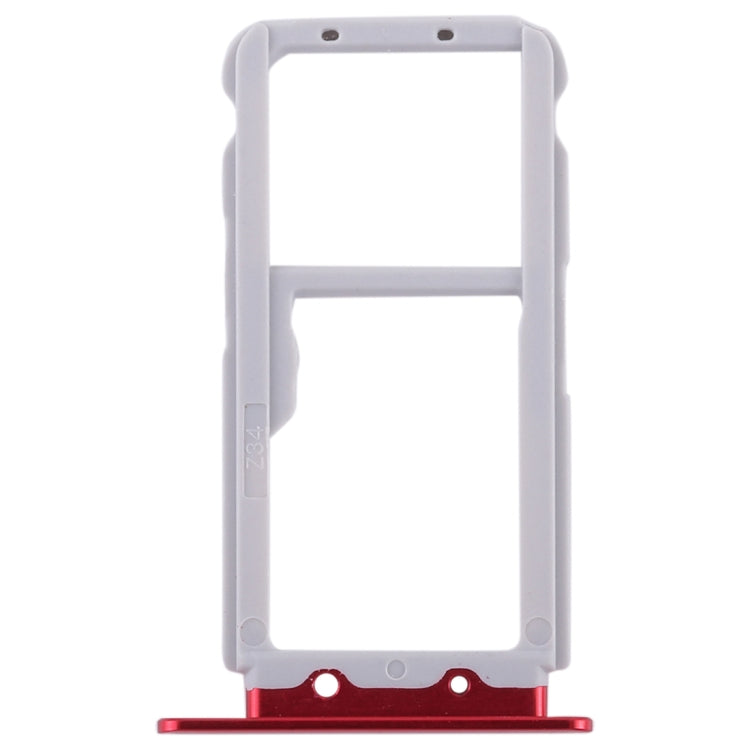2 SIM Card Tray / Micro SD Card Tray for Huawei Nova 2s(Red) - Card Socket by buy2fix | Online Shopping UK | buy2fix