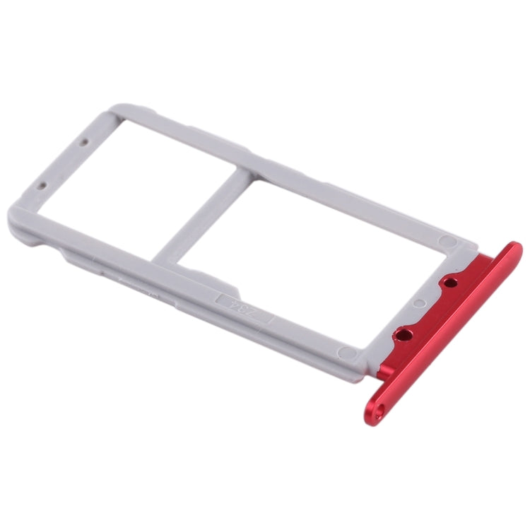 2 SIM Card Tray / Micro SD Card Tray for Huawei Nova 2s(Red) - Card Socket by buy2fix | Online Shopping UK | buy2fix