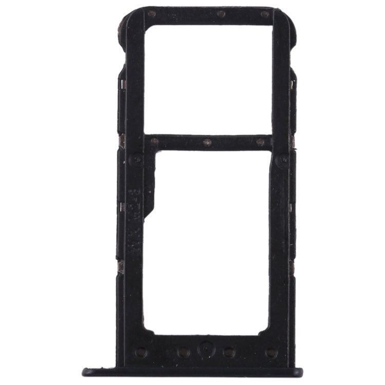 SIM Card Tray + SIM Card Tray / Micro SD Card for Huawei Honor 9 Lite(Black) - Card Tray by buy2fix | Online Shopping UK | buy2fix