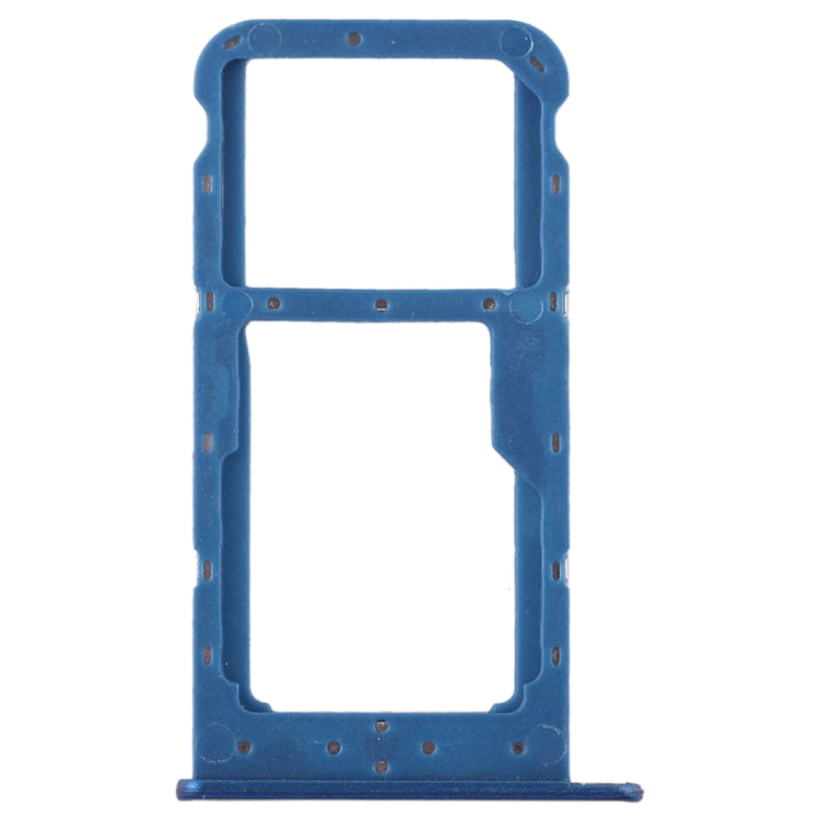 SIM Card Tray + SIM Card Tray / Micro SD Card for Huawei Honor 9 Lite(Blue) - Card Tray by buy2fix | Online Shopping UK | buy2fix