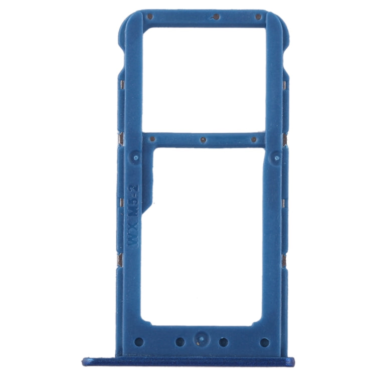 SIM Card Tray + SIM Card Tray / Micro SD Card for Huawei Honor 9 Lite(Blue) - Card Tray by buy2fix | Online Shopping UK | buy2fix