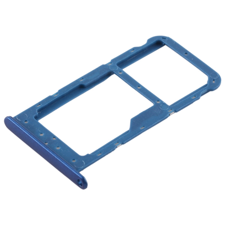 SIM Card Tray + SIM Card Tray / Micro SD Card for Huawei Honor 9 Lite(Blue) - Card Tray by buy2fix | Online Shopping UK | buy2fix