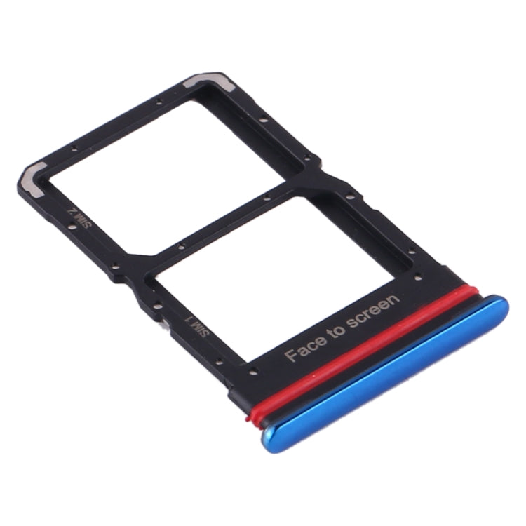SIM Card Tray + SIM Card Tray for Xiaomi Mi 10 Lite 5G (Blue) - Card Tray by buy2fix | Online Shopping UK | buy2fix