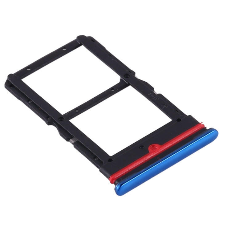 SIM Card Tray + SIM Card Tray for Xiaomi Mi 10 Lite 5G (Blue) - Card Tray by buy2fix | Online Shopping UK | buy2fix