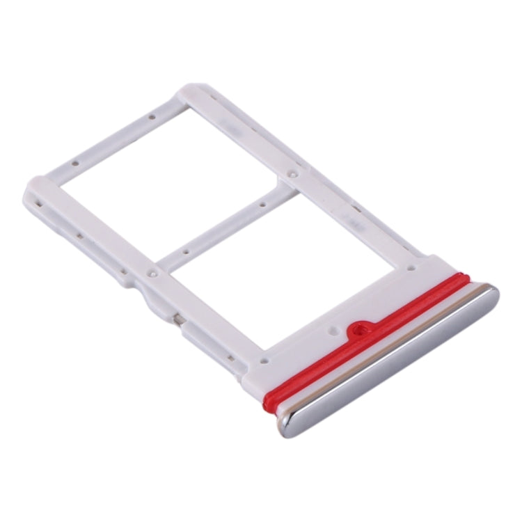 SIM Card Tray + SIM Card Tray for Xiaomi Mi 10 Lite 5G (Silver) - Card Tray by buy2fix | Online Shopping UK | buy2fix