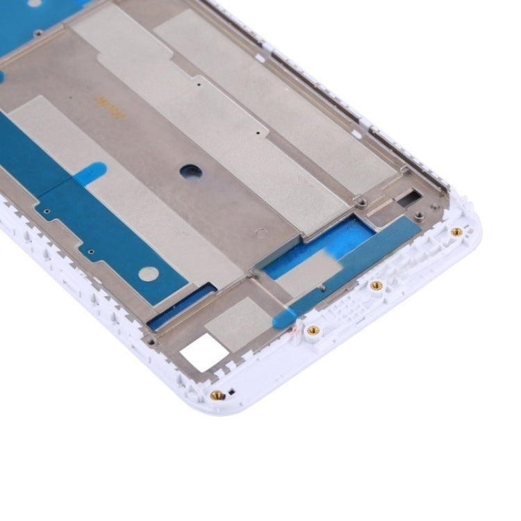 Front Housing LCD Frame Bezel for Xiaomi Redmi Note 5A Prime / Y1(White) - Frame Bezel Plate by buy2fix | Online Shopping UK | buy2fix