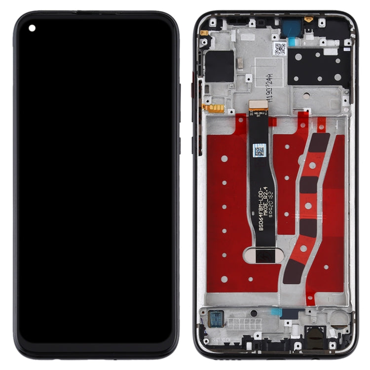 OEM LCD Screen for Huawei Nova 5i Digitizer Full Assembly with Frame(Black) - LCD Screen by buy2fix | Online Shopping UK | buy2fix