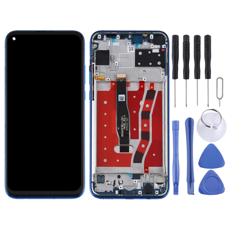 OEM LCD Screen for Huawei Nova 5i Digitizer Full Assembly with Frame(Blue) - LCD Screen by buy2fix | Online Shopping UK | buy2fix