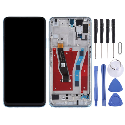 OEM LCD Screen for Huawei P smart Pro 2019 Digitizer Full Assembly with Frame(Blue) - LCD Screen by buy2fix | Online Shopping UK | buy2fix