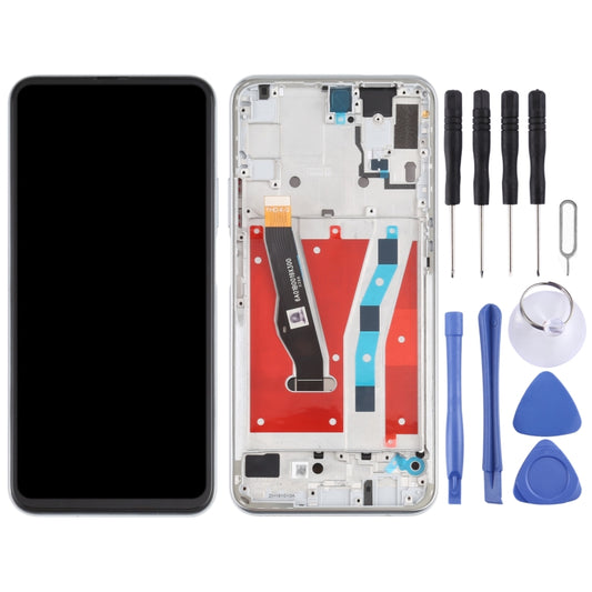 OEM LCD Screen for Huawei P smart Pro 2019 Digitizer Full Assembly with Frame(Silver) - LCD Screen by buy2fix | Online Shopping UK | buy2fix