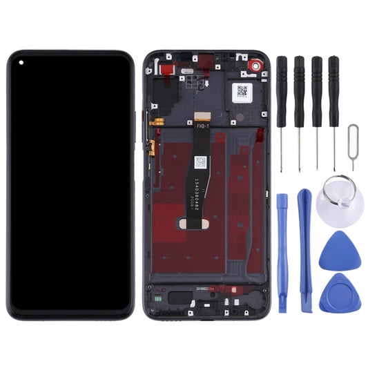 OEM LCD Screen for Huawei Honor 20 / Nova 5T Digitizer Full Assembly with Frame(Black) by buy2fix